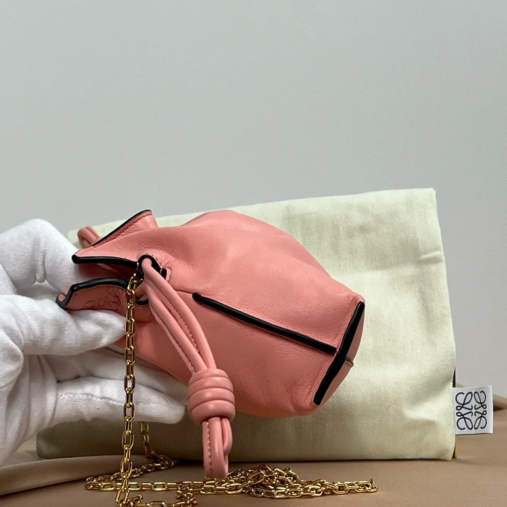 PINK FLAMENCO CLUTCH BAG, NANO SIZE—UNUSED CONDITION—NOT AVAILABLE IN STORES - Picture 8 of 14